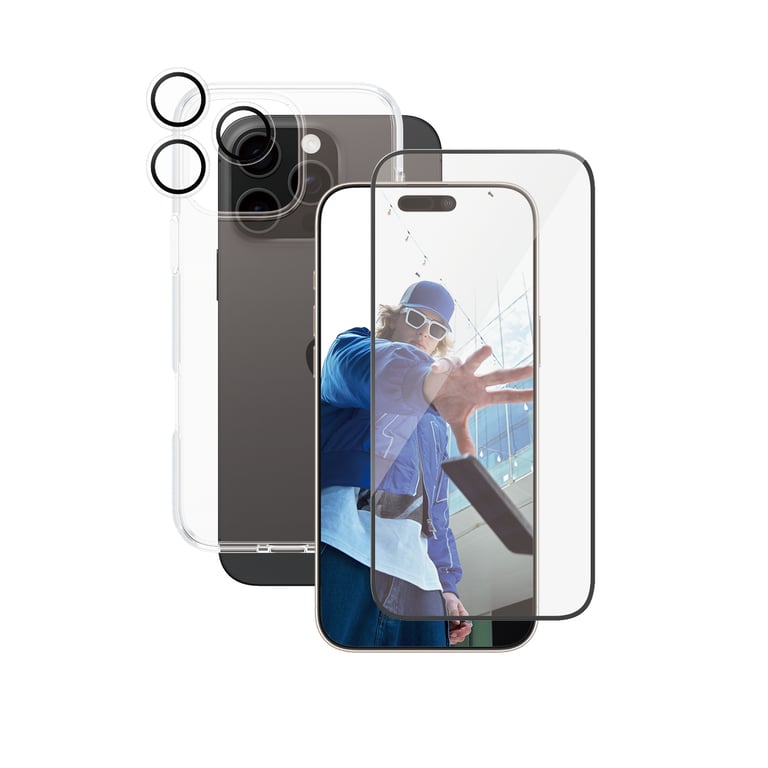 PanzerGlass CARE by Flagship 3-in-1 Bundle iPhone 16 Pro Max Przezroczysta ochrona ekranu Apple 1 szt.