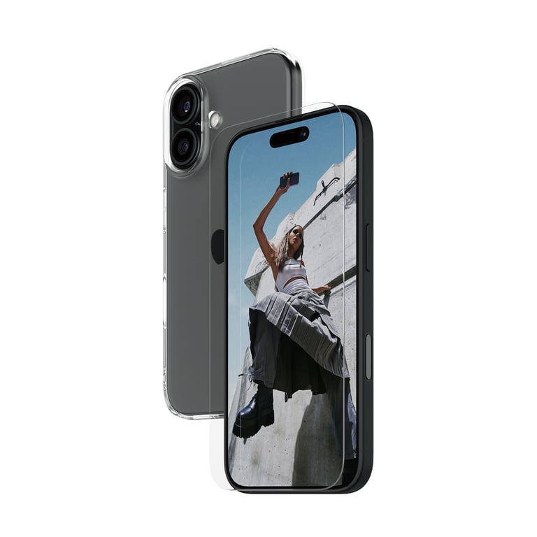 PanzerGlass SAFE. by 2-in-1 Protection Bundle iPhone 16 Przezroczysta ochrona ekranu Apple 1 szt.