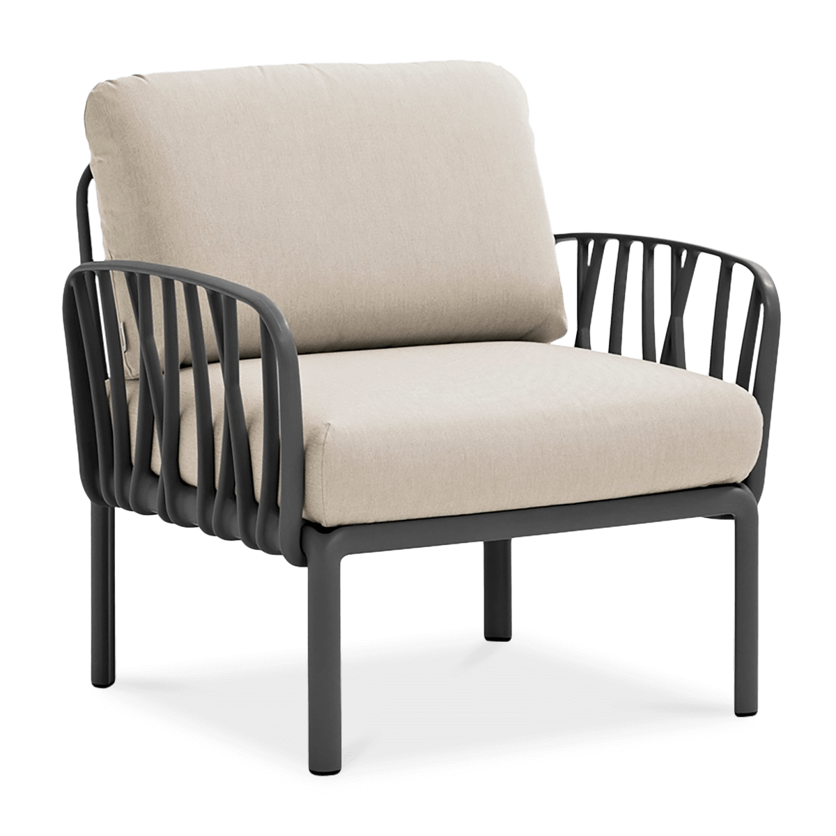 Fotel Komodo Poltrona Nardi Antracite Tech Panama