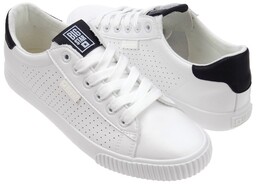 Tenisówki damskie trampki białe ekokóra BIG STAR HH274071 czarny