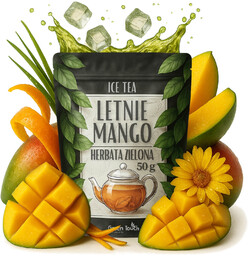 Ice Tea Letnie Mango 50 g herbata zielona do herbaty mrożonej orzeźwiająca