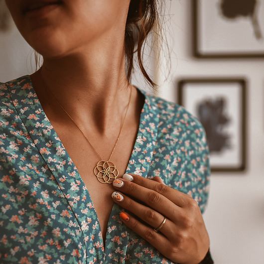 Naszyjnik Kwiat Życia