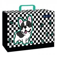 Teczka z rączką Xl Cute Puppy 9cm Astrapap