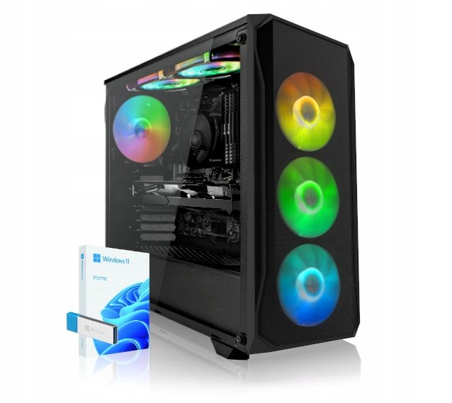 KOMPUTER GAMINGOWY DO GIER EVO V8 / RYZEN / RX580 8GB / 32GB / WiFi / WIN11
