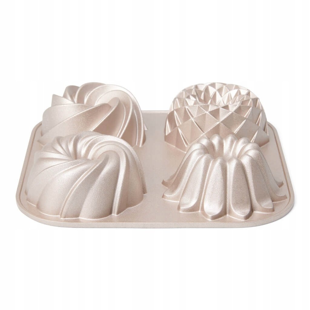Aluminiowa forma na 4 mini babki PATISSE PREMIUM