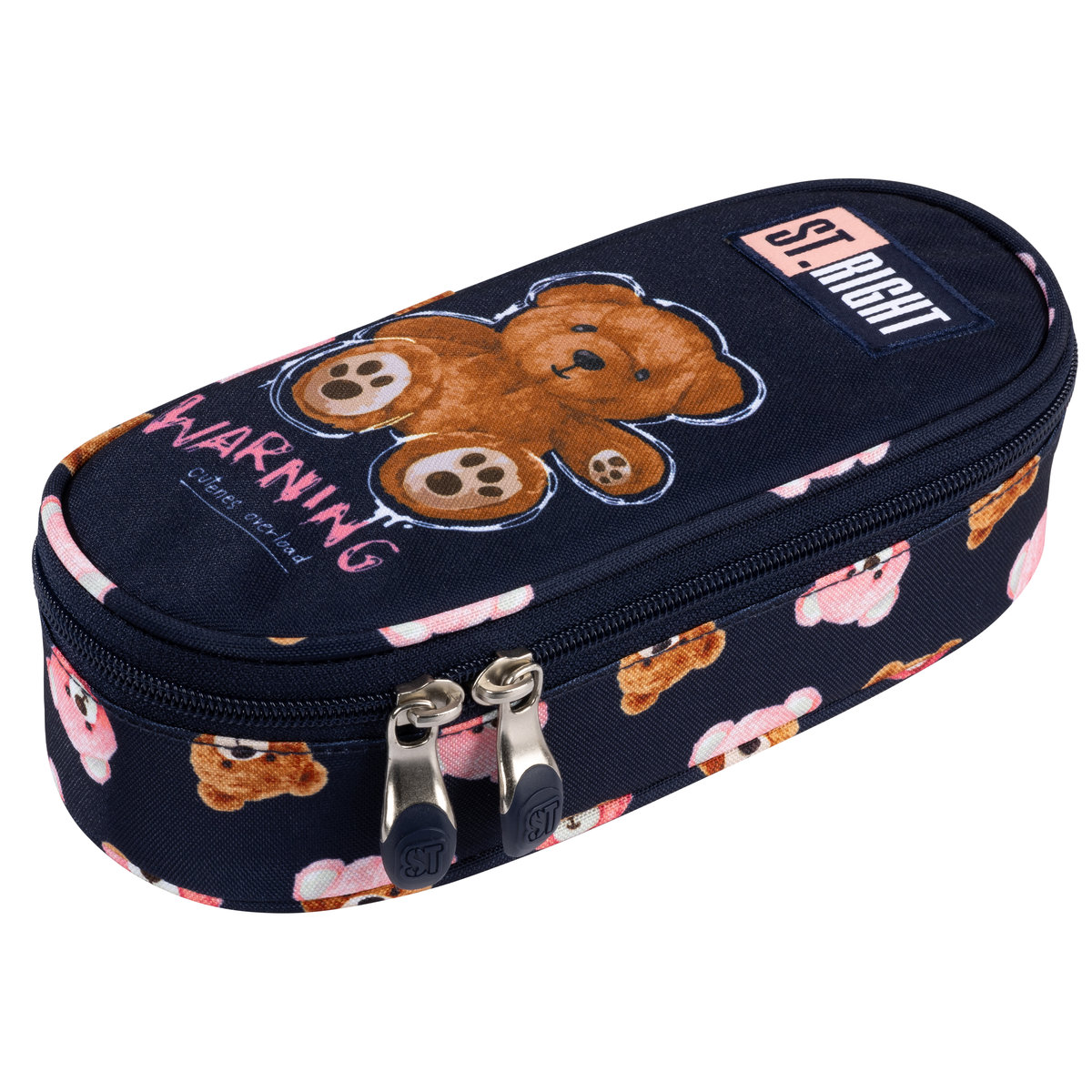 STR Piórnik saszetka z klapką PC01 Teddy Bear St.Right