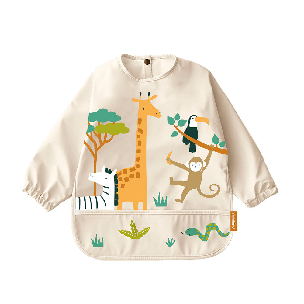 Śliniak z długim rękawem - Dżungla