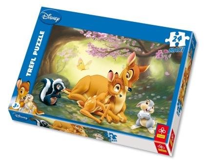 Trefl, puzzle, Disney, Bambi, Maxi, 24 el.