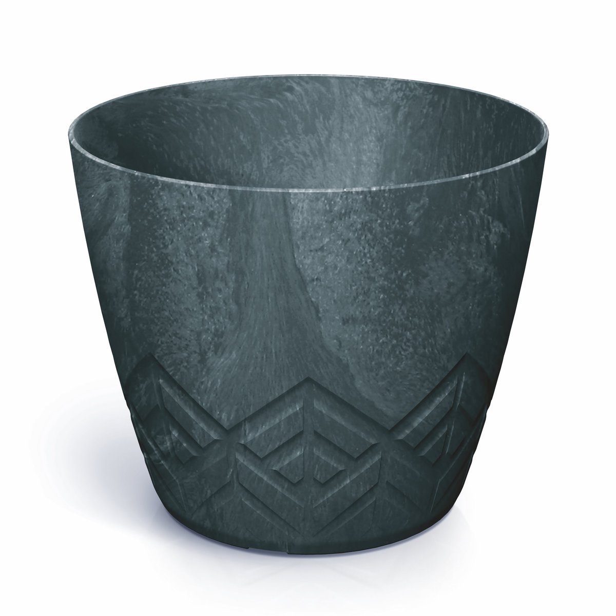 Doniczka Areco Beton Effect DARE300E - antracytowy - Prosperplast