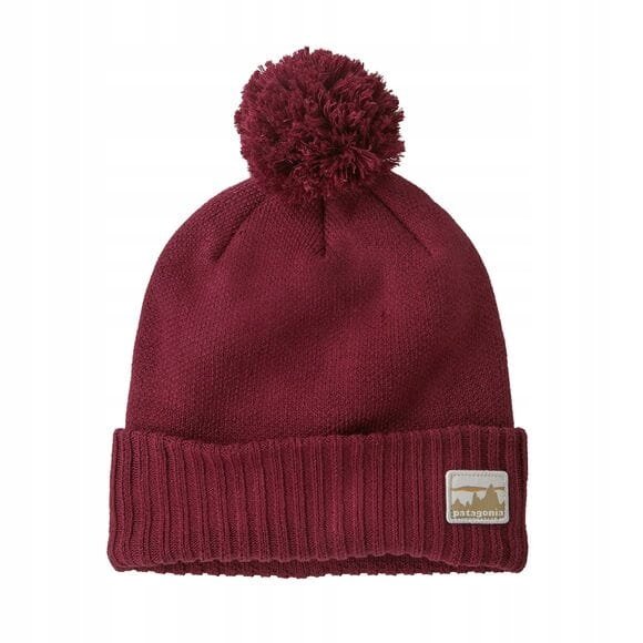 Czapka Patagonia Powder Town Beanie Skyline Carmine Red