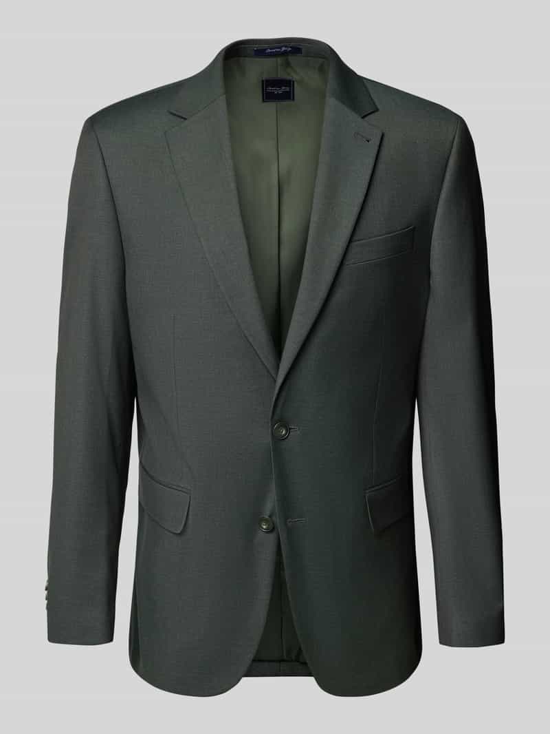 Marynarka na 2 guziki o kroju slim fit z kieszenią z patką