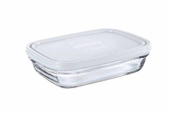 Pojemnik szklany z pokrywą na żywność Freshbox 0,39 L Duralex 15 x 10 cm