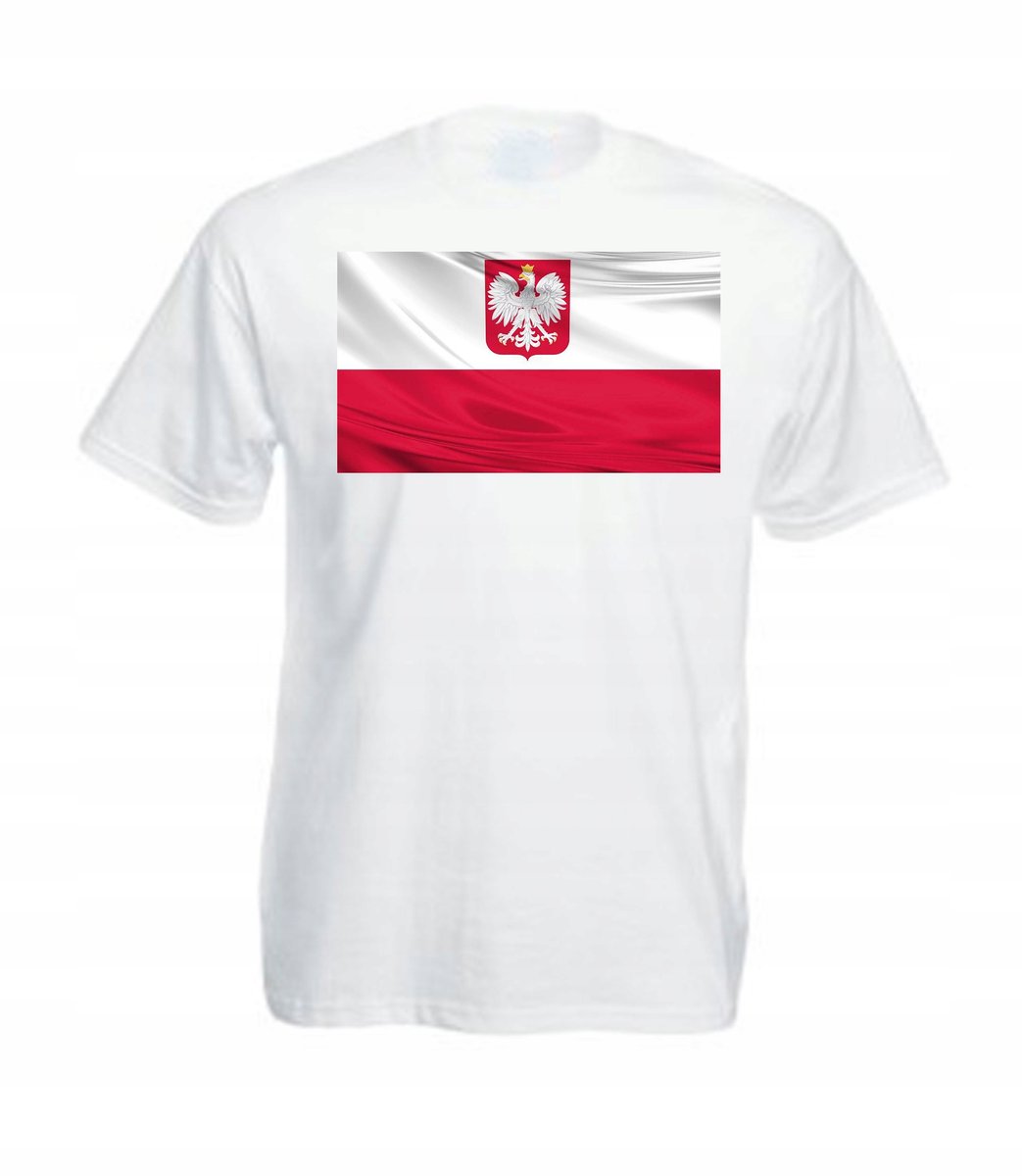 KOSZULKA POLSKA PATRIOTYCZNA T-SHIRT KIBICA L
