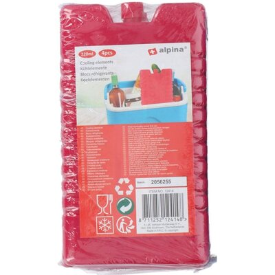 Wkład do lodówki turystycznej ALPINA 1070230 (4 x 220 ml)