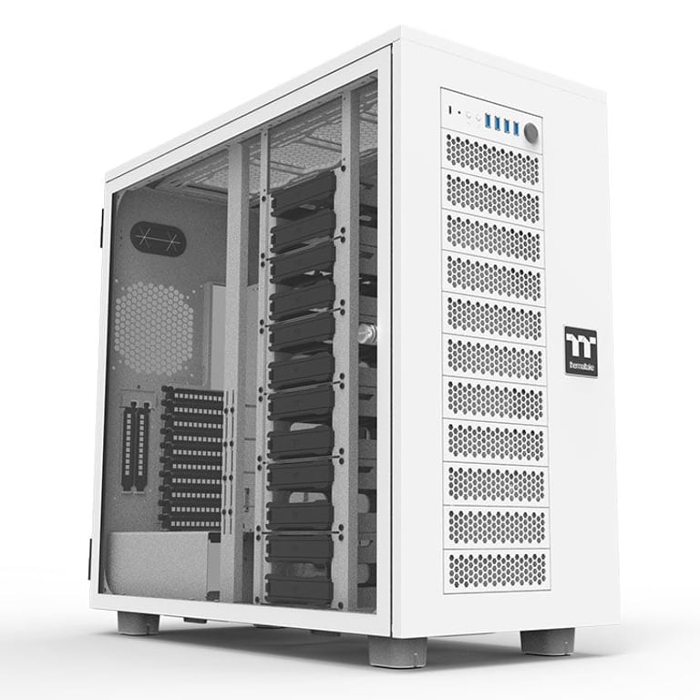 Thermaltake AX700 TG Tower Biały