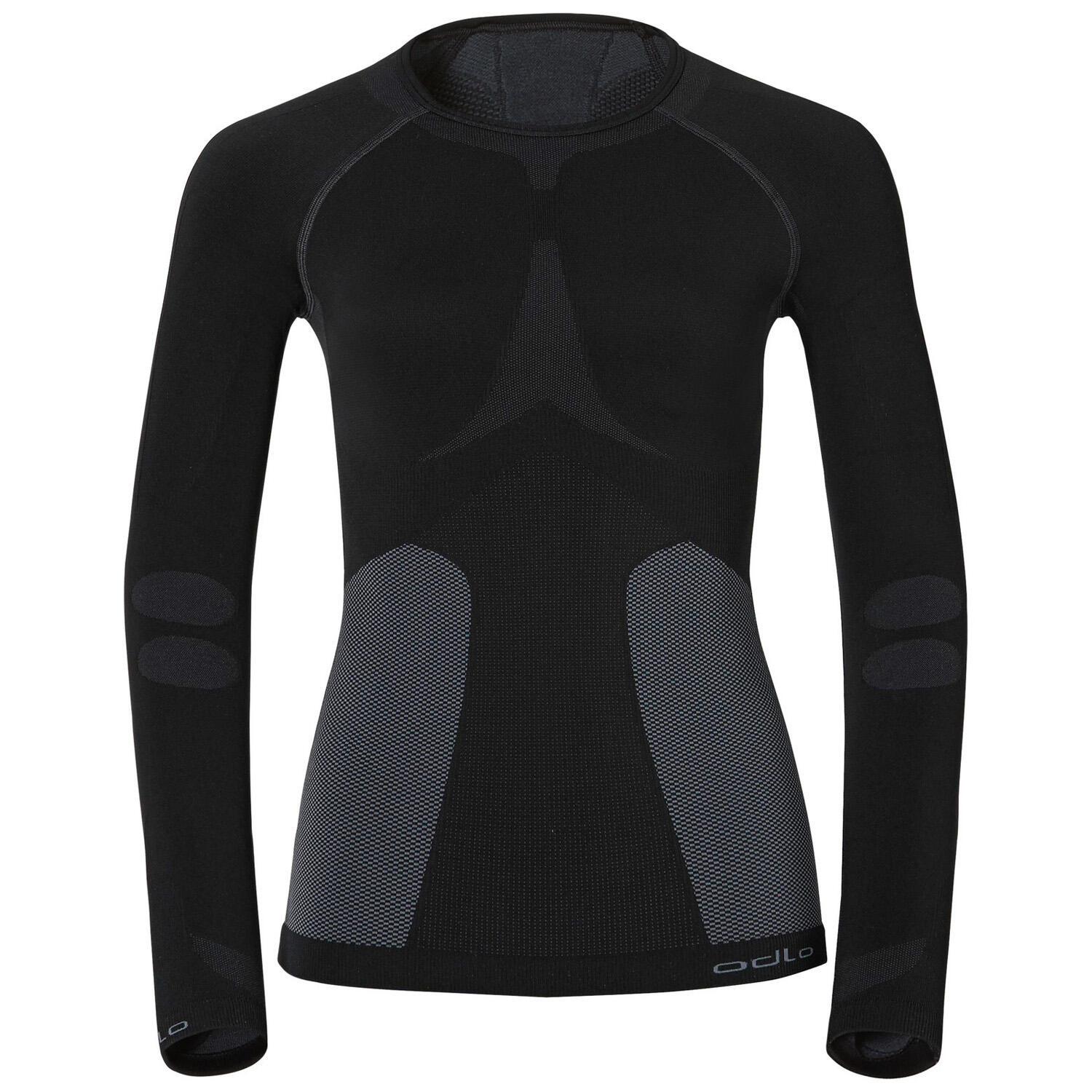 Odlo, koszulka techniczna damska, Shirt l/s crew neck EVOLUTION WARM - 180901/15000, rozmiar L