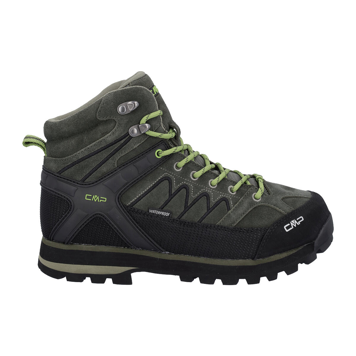 CMP Męskie buty trekkingowe Moon Mid Wp Walking Shoe, Militare, 40 EU, Wojskowy styl, 40 EU