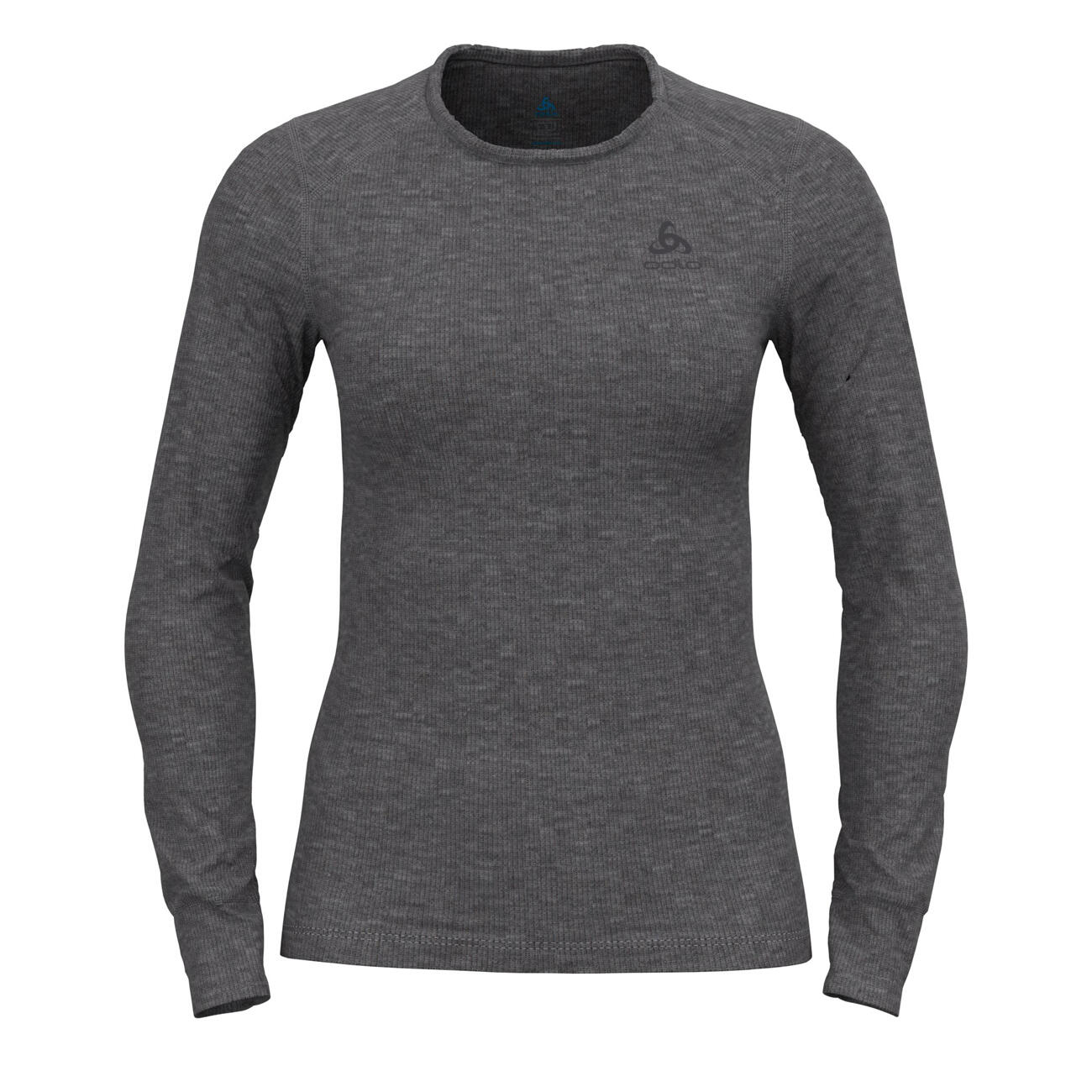 Odlo Active Warm Plus Top Crew Neck L/S Women, szary L 2021 Koszulki bazowe termiczne i narciarskie 159101-10183-L