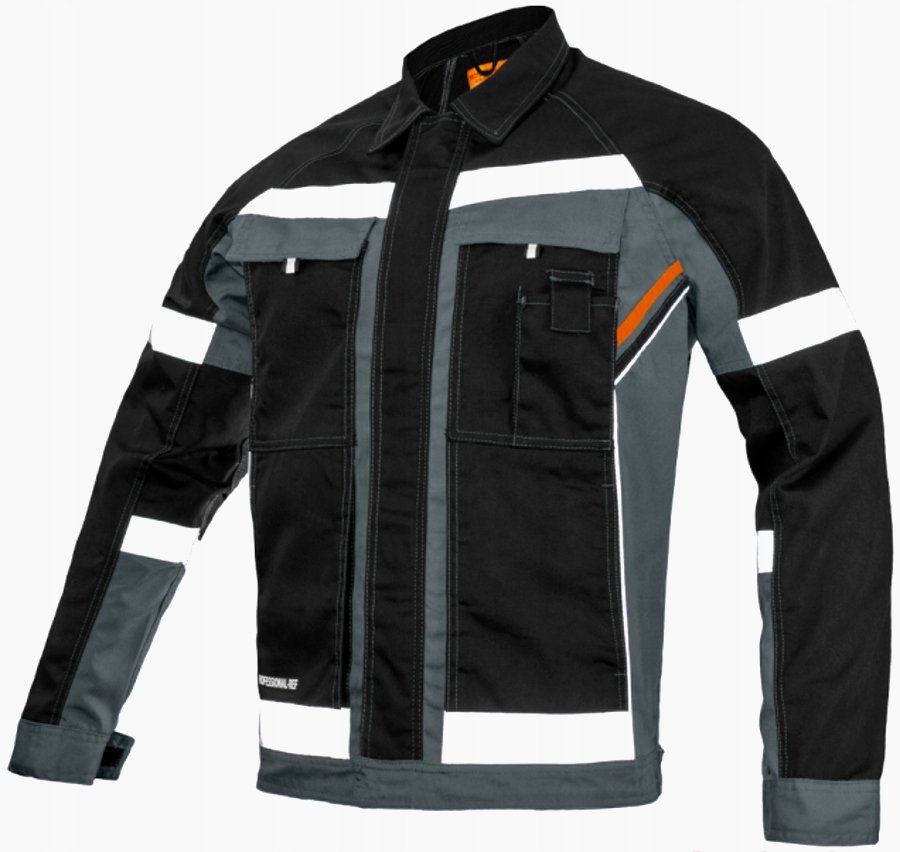 Kurtka robocza z odblaskami Art.Mas PROFESSIONAL-REF Grey r. 58