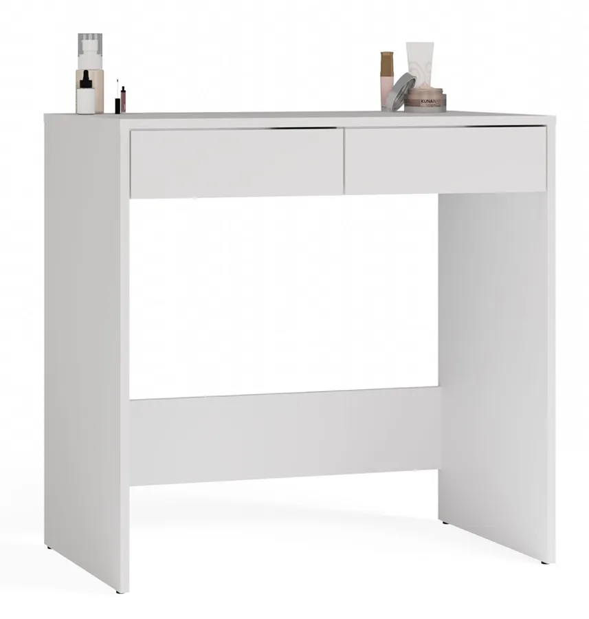 Biała toaletka z 2 szufladami A5-N59