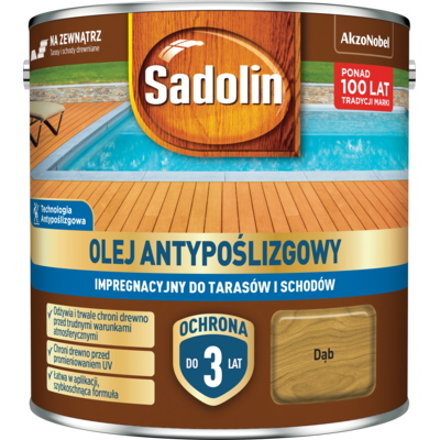 Olej antypoślizgowy Dąb 2,5L