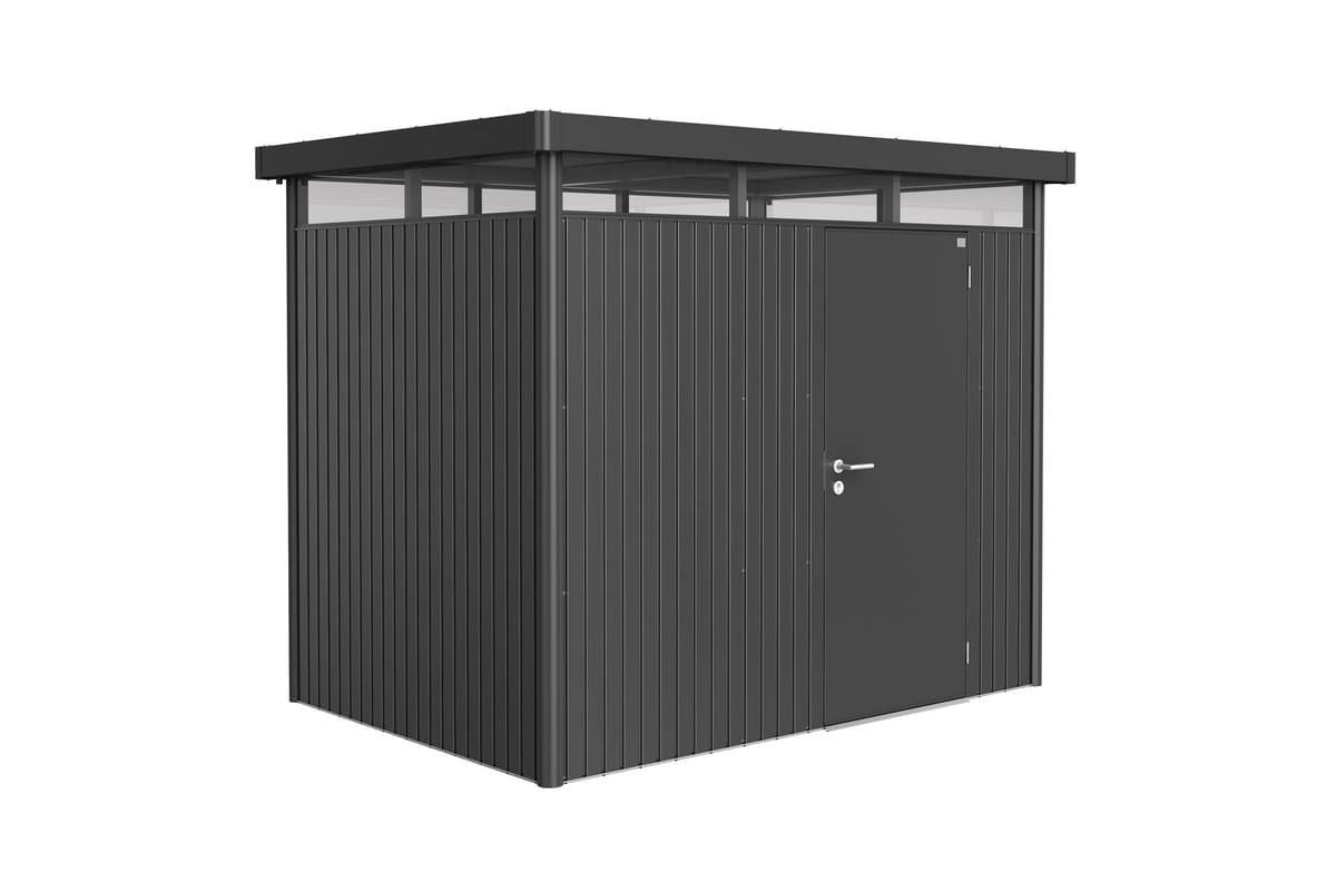 Biohort Domek narzędziowy metalowy Highline H2 275x195x222cm ciemny szary
