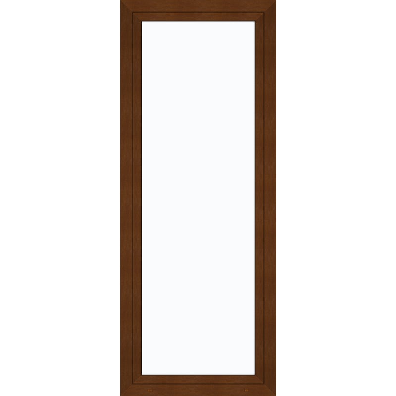 Okno PCV 2-szybowe balkonowe OB5 złoty dąb 865x2185 mm otwierane do wewnątrz prawe