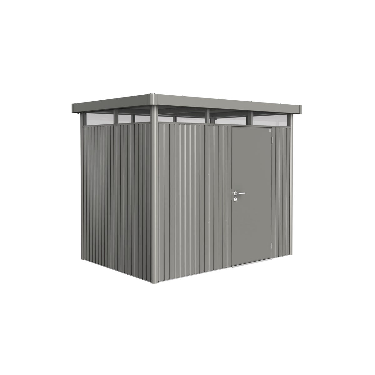 Biohort Domek narzędziowy metalowy Highline H2 275x195x222cm szary