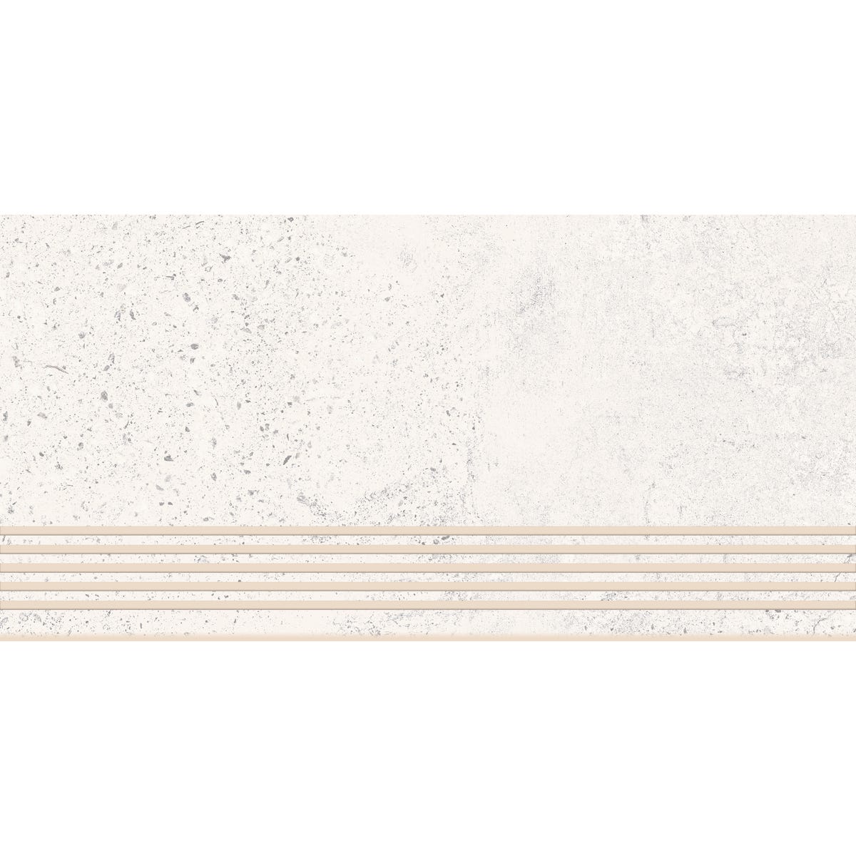 Stopnica Moonrow White 29.8x59.8 Cersanit