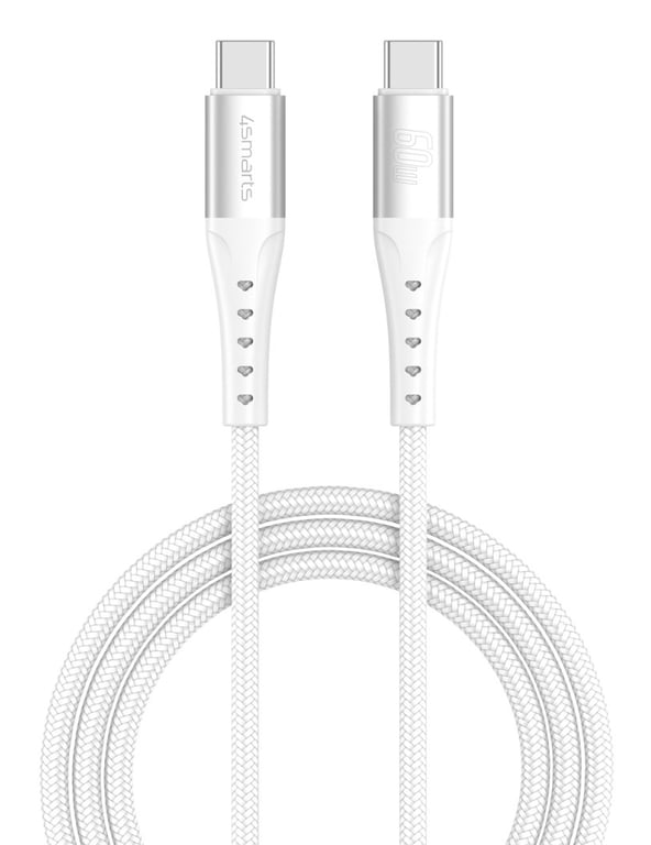 4smarts 541452 kabel USB 1,5 m USB C Biały