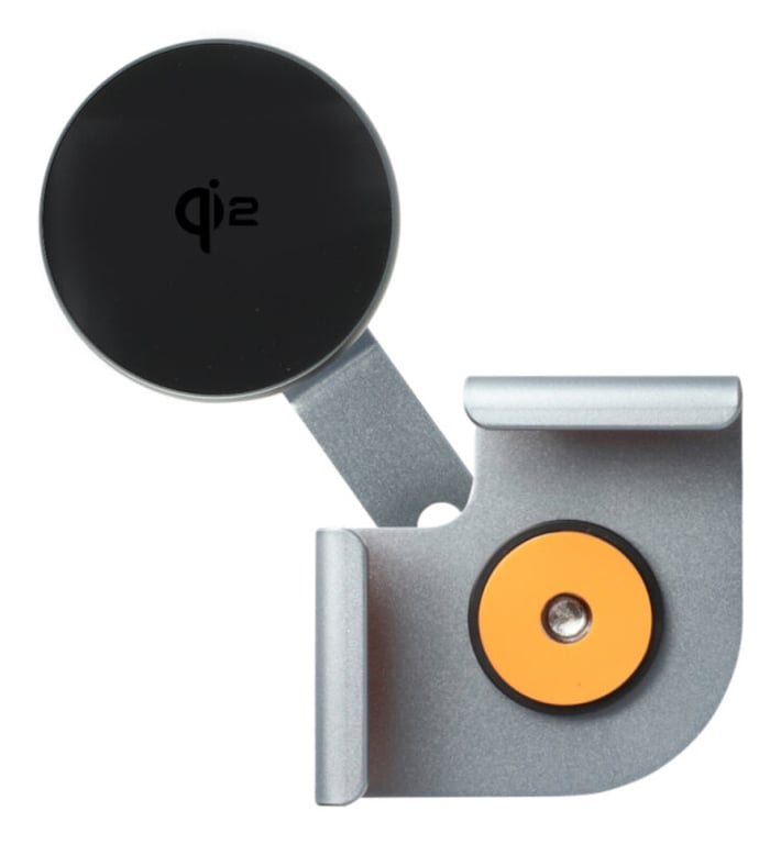 4smarts 541114 uchwyt Uchwyt aktywny Wireless charger Czarny, Szary