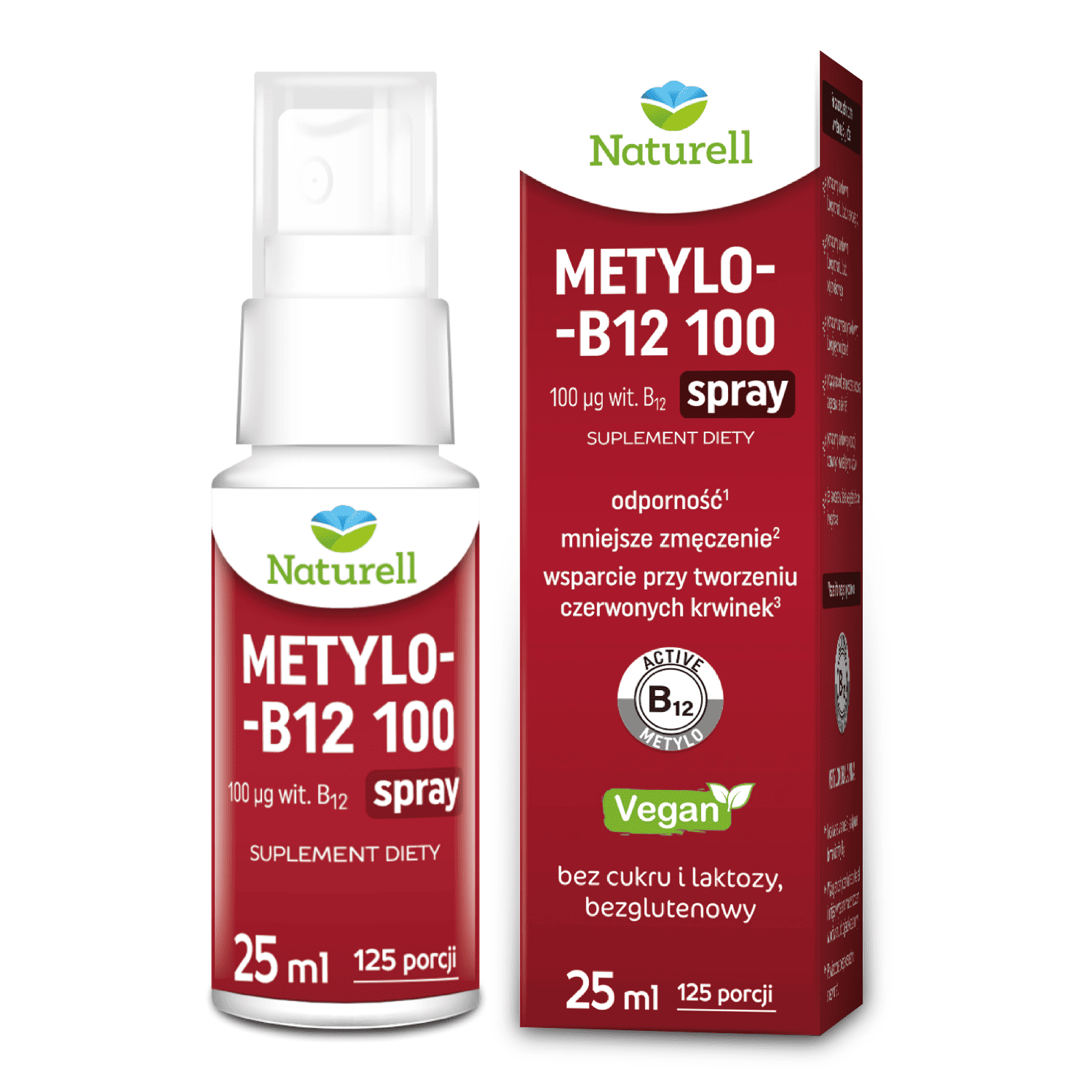 Naturell Metylo B12 100, spray, 25 ml