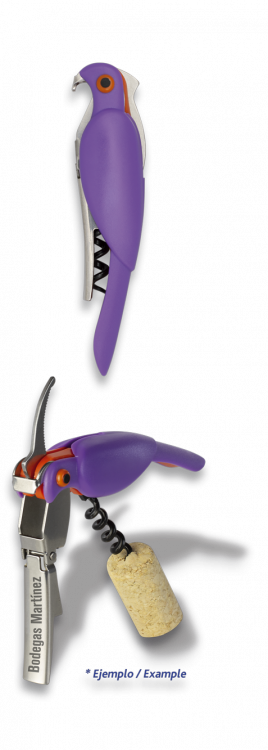Otwieracz do wina Top Cutlery Bird Purple ABS, Inox (21146-PU)