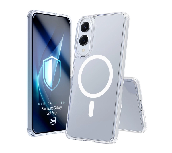 3mk Armor MagCase do Samsung Galaxy S25 Edge Przezroczysty