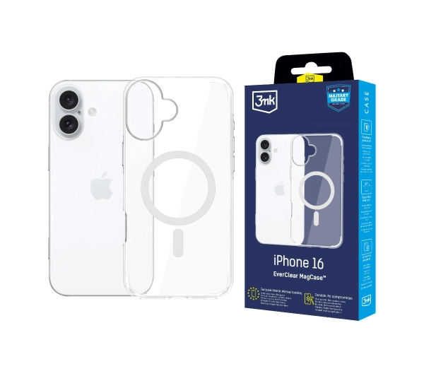 3mk EverClear MagCase do iPhone 16