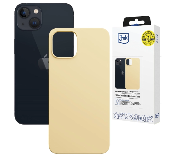 3mk Hardy MagSilicone Yellow do iPhone 15