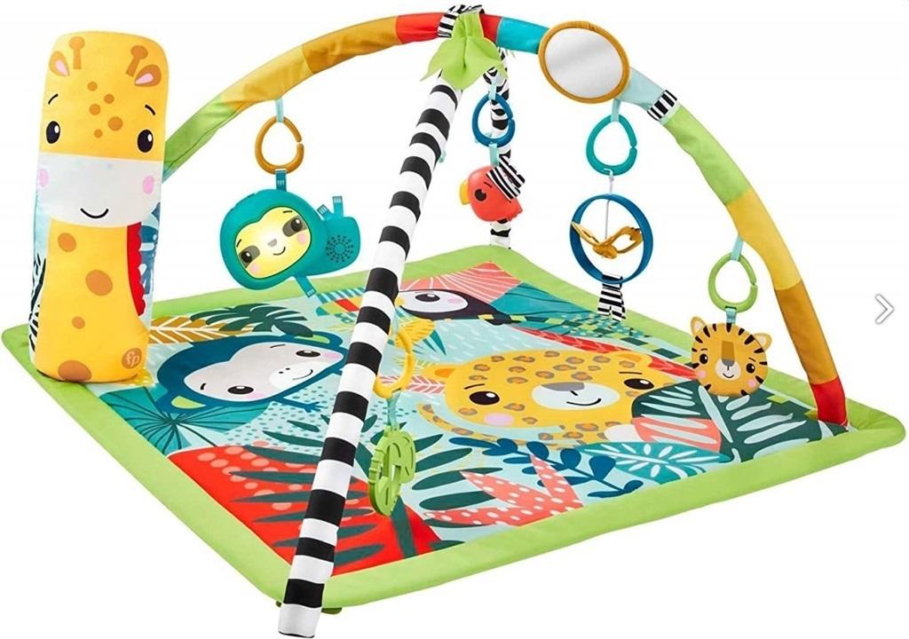 Fisher-Price. Mata edukacyjna 3w1 Las tropikalny Hjw08 - zabawka