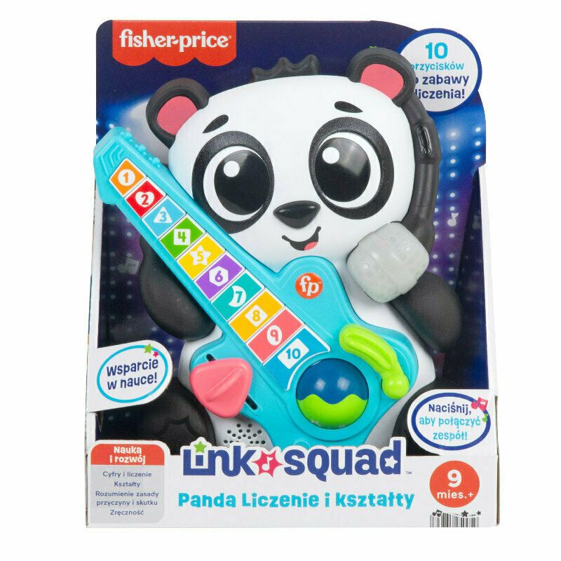 Fisher Price Link Squad Panda Liczenie i kształty - zabawka