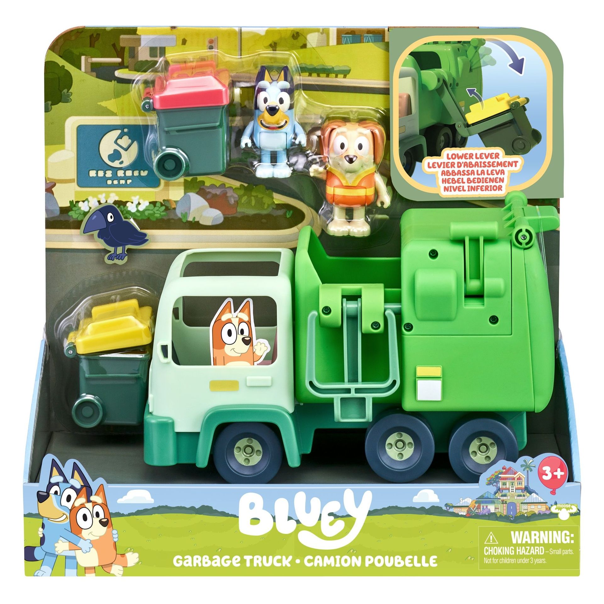 Bluey Zestaw śmieciarka - model lub pojazd