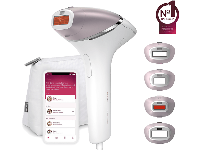 Philips Lumea IPL BRI947/00 SenseIQ Czujnik SmartSkin Biało-fioletowy