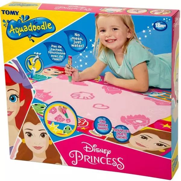 Tomy: Aquadoodle Księżniczki Disney - mata do rysowania