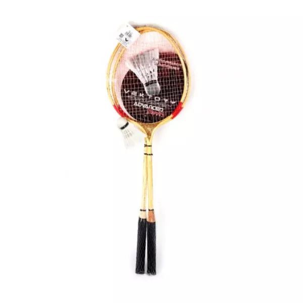 Zestaw drewnianych rakietek do badmintona