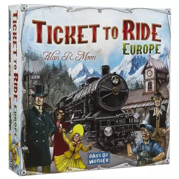 Ticket to Ride Europe - gra planszowa kolejowa w języku węgierskim