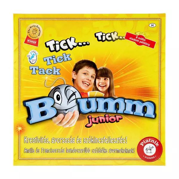 Tick Tack Bumm Junior gra planszowa w j. węgierskim - nowe wydanie