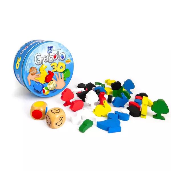 Grabolo 3D gra planszowa z instrukcją w języku węgierskim