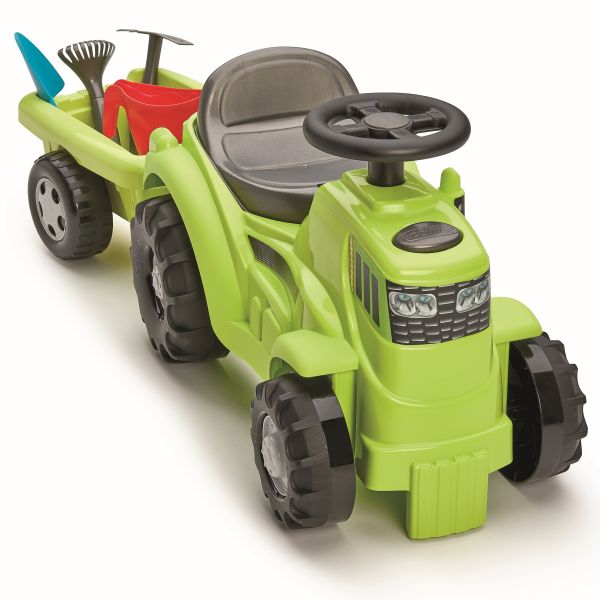 Écoiffier: Traktor bez pedałów z przyczepą - 81 cm