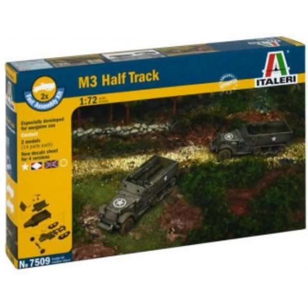 Italeri: Model transportera opancerzonego M3, gąsienicowy, skala 1:72