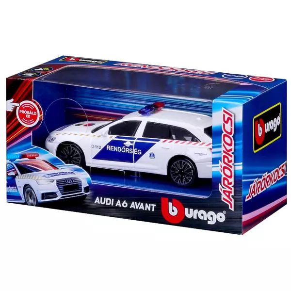 Bburago: Węgierski radiowóz Audi A6 - 1:43