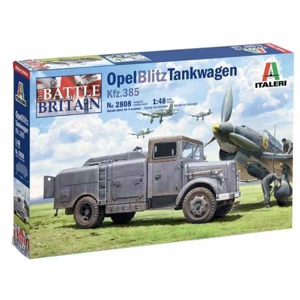 Italeri: Model ciężarówki Opel Blitz Tankwagen Kfz.385 - 1:48