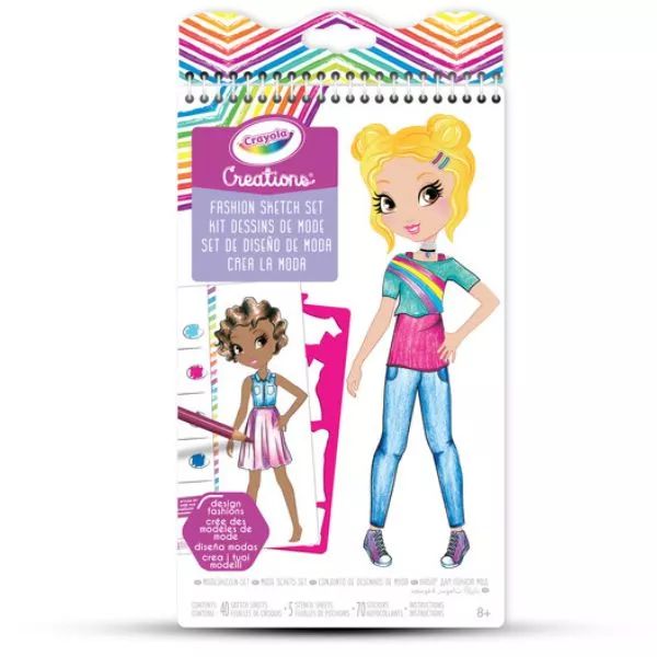 Crayola Creations: Zestaw do modowego projektowania i rysunku